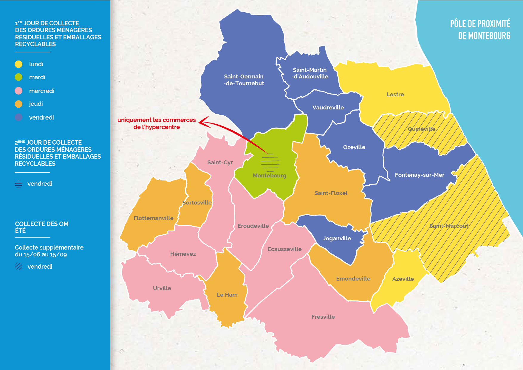 Carte de collecte pôle de montebourg