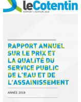 Rapport de l'eau Rapport de l'eau