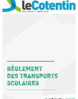 règlement transports scolaires