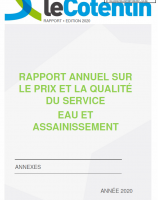 Rapport de l'eau 2020