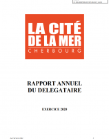 Rapport annuel cité de la mer 2020