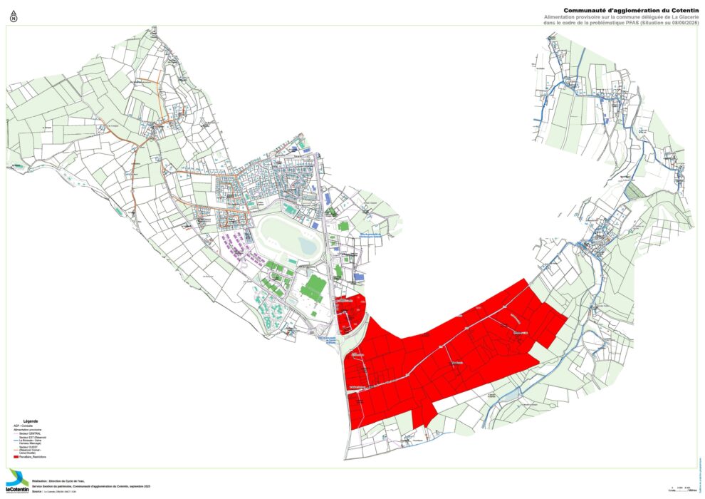 Secteur impacté par les PFAS au 09-09