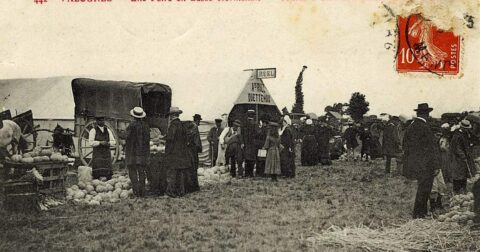 Foire fin XIXème à Valognes