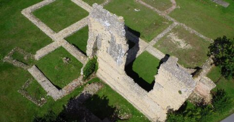 Ruines des thermes gallos-romains d'Alauna