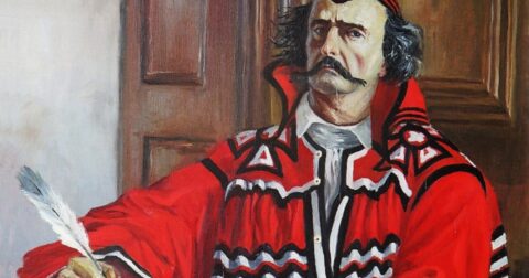 Peinture rouge de Barbey