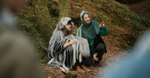 Le goubelin et le varou dans le bois des Roches à Rocheville.