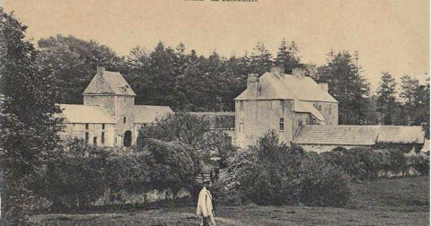 Carte postale ancienne : le manoir de la Luthumière à Brix