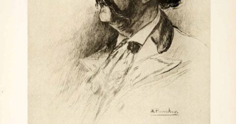 Portait de Jules Barbey d'Aurevilly