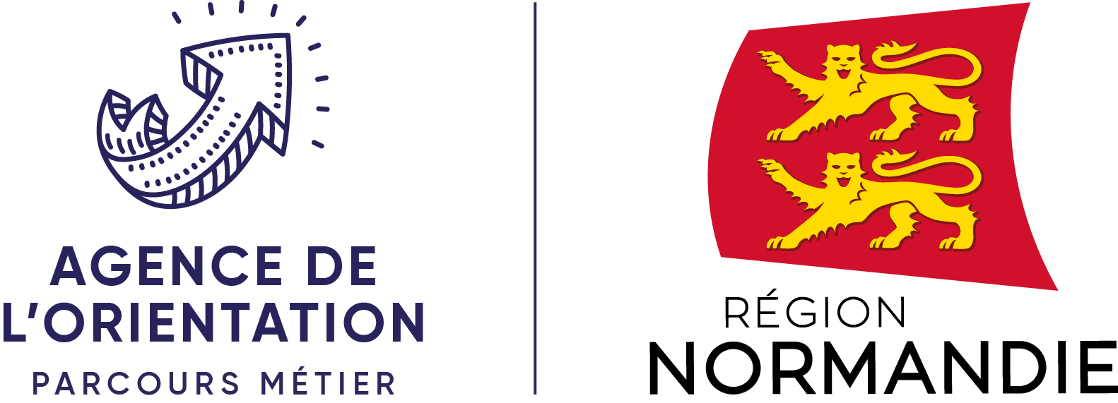 Logo Agence de l’Orientation et des Métiers, région Normandie
