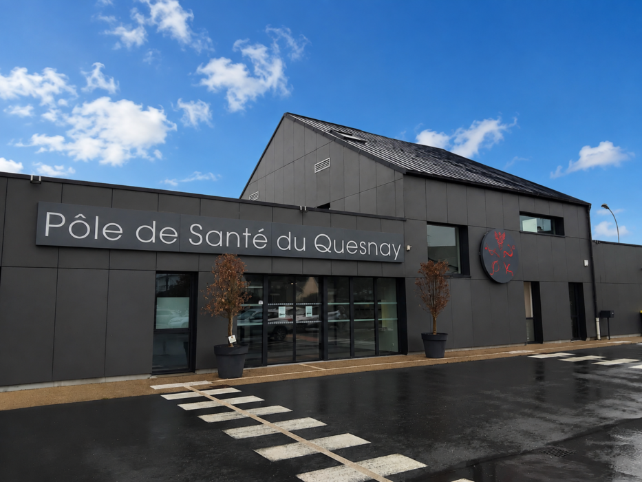 Vue du centre de centré Bres Croizat, antenne du Quesnay de Valognes