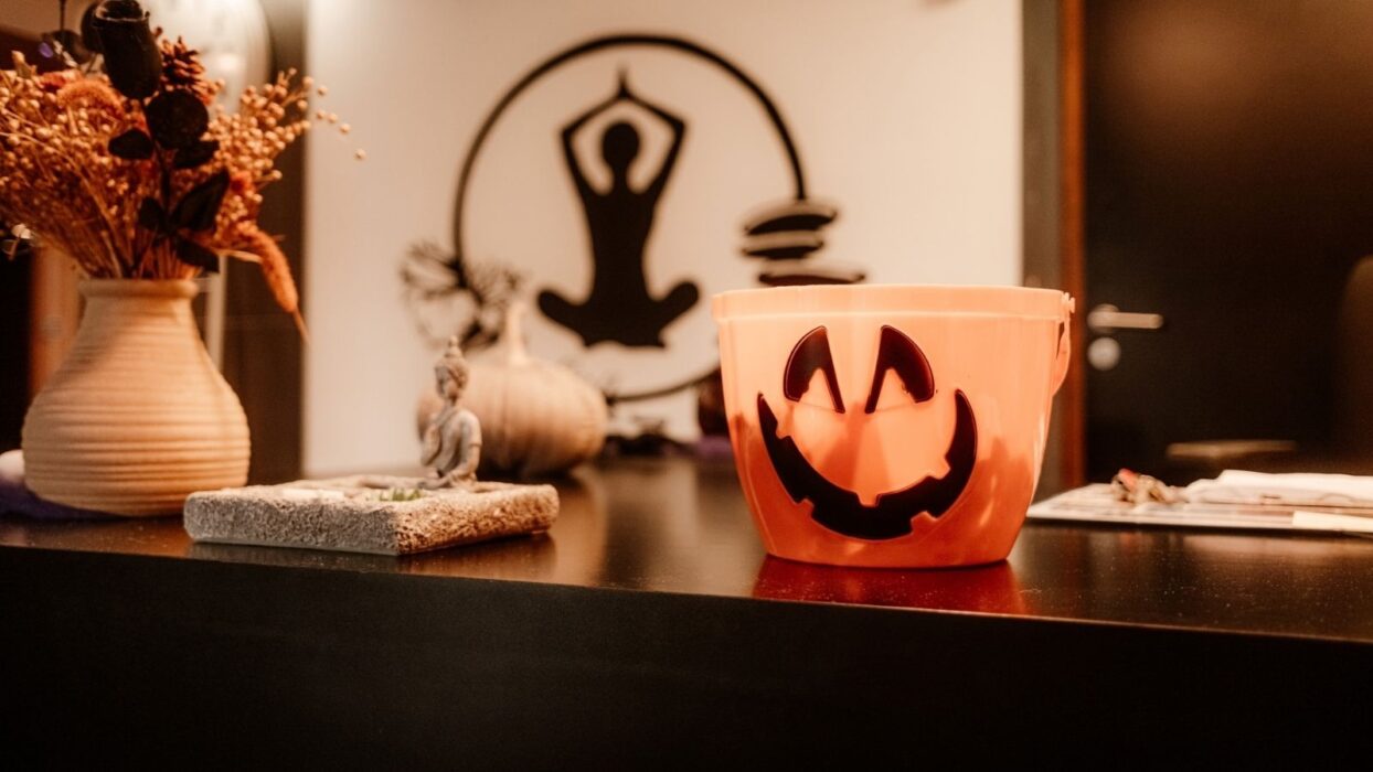 Décoration d'Halloween piscine océalis